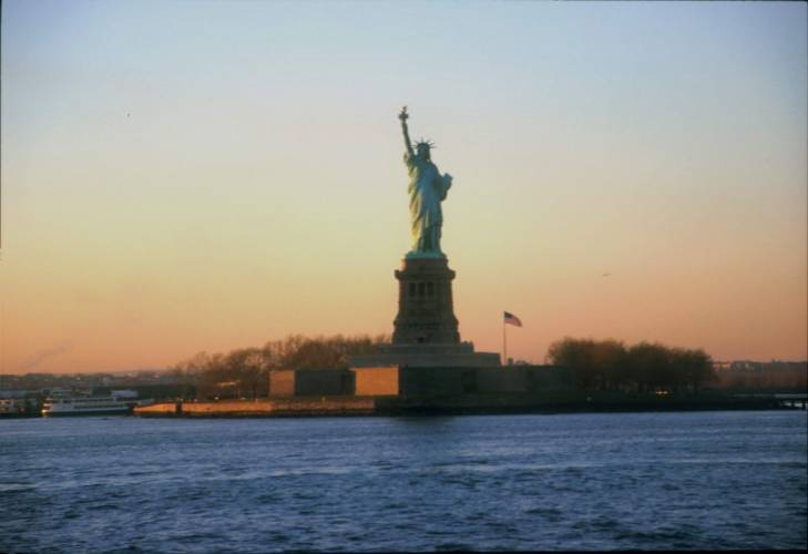 Ny03-22 sullo Staten Island ferry